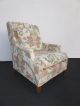 Vintage White Accent Lounge Arm Chair Vervain Suzani Style Designer Fab French Post-1950 photo 2