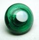 Antique Charmstring Glass Button Green Dome W/ Whit Dot Swirl Back Buttons photo 1