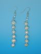 Old Natural Mother Pearl Beads Earrings Genuines Chinese photo 10