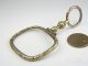 Antique English Late Georgian Gold Hand Chased Quizzer / Magnifying Glass C1830 Optical photo 2