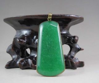 Chinese Jadeite Carved Pendant photo