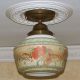 611 Vintage 30s 40s Ceiling Light Lamp Fixture Kitchen Hall Bath Porch ? Chandeliers, Fixtures, Sconces photo 1