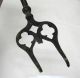 Antique Brass Hearth Toasting Fork W/ Scottish Thistle Design Metalware photo 4