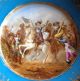 Antique Sevres Style Hand Painted Charger Battle Scene Framed Plates & Chargers photo 5
