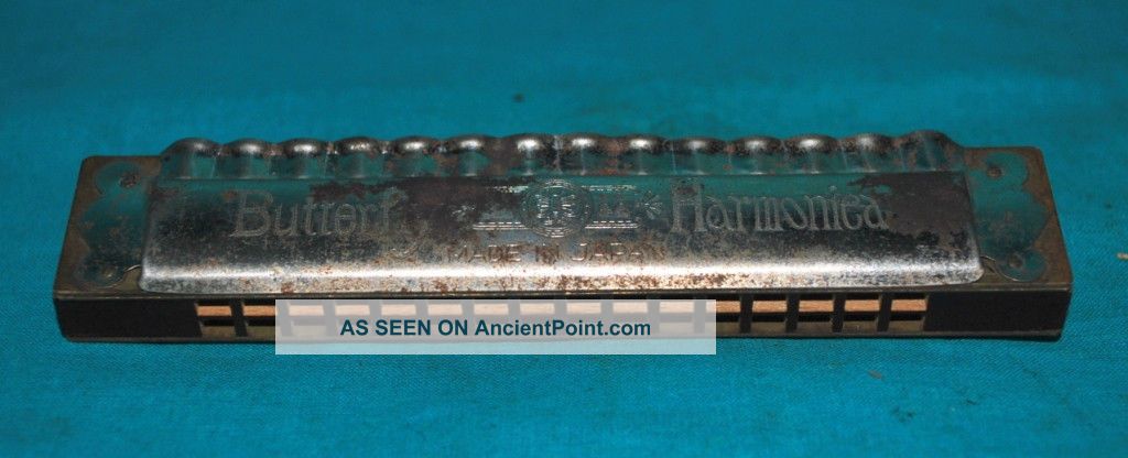 1900 ' S Vintage Butterfly Brand Harmonica (musical Instrument) Made In Japan Other photo
