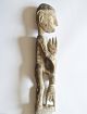 Tribal Artifact Carving Sculpture Of Male Figure Standing On Ancestor’s Head L23 Pacific Islands & Oceania photo 10