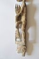 Tribal Artifact Carving Sculpture Of Male Figure Standing On Ancestor’s Head L23 Pacific Islands & Oceania photo 2