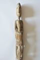 Tribal Artifact Carving Sculpture Of Male Figure Standing On Ancestor’s Head L23 Pacific Islands & Oceania photo 4