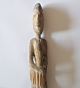 Tribal Artifact Carving Sculpture Of Male Figure Standing On Ancestor’s Head L23 Pacific Islands & Oceania photo 7