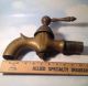 Vintage Antique Brass Industrial Drain Valve Steam,  Brewery,  Steampunk,  Beer Tap Plumbing photo 5