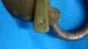 Working Vr Crown Patent Brass Victorian Padlock With Hollow Barrel Skeleton Key Locks & Keys photo 2
