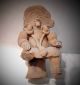 Pre Columbian Ecuador Jamacoaque Pottery Shaman Figure Sitting Male Authentic The Americas photo 2