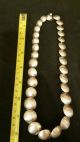 . 925 Sterling Silver Big Beaded Necklace 122 1/2 Grams. Mixed Lots photo 6