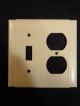 Vintage Uniline Bakelite Ivory Ribbed Switch Plate Outlet Cover Combo Switch Plates & Outlet Covers photo 4