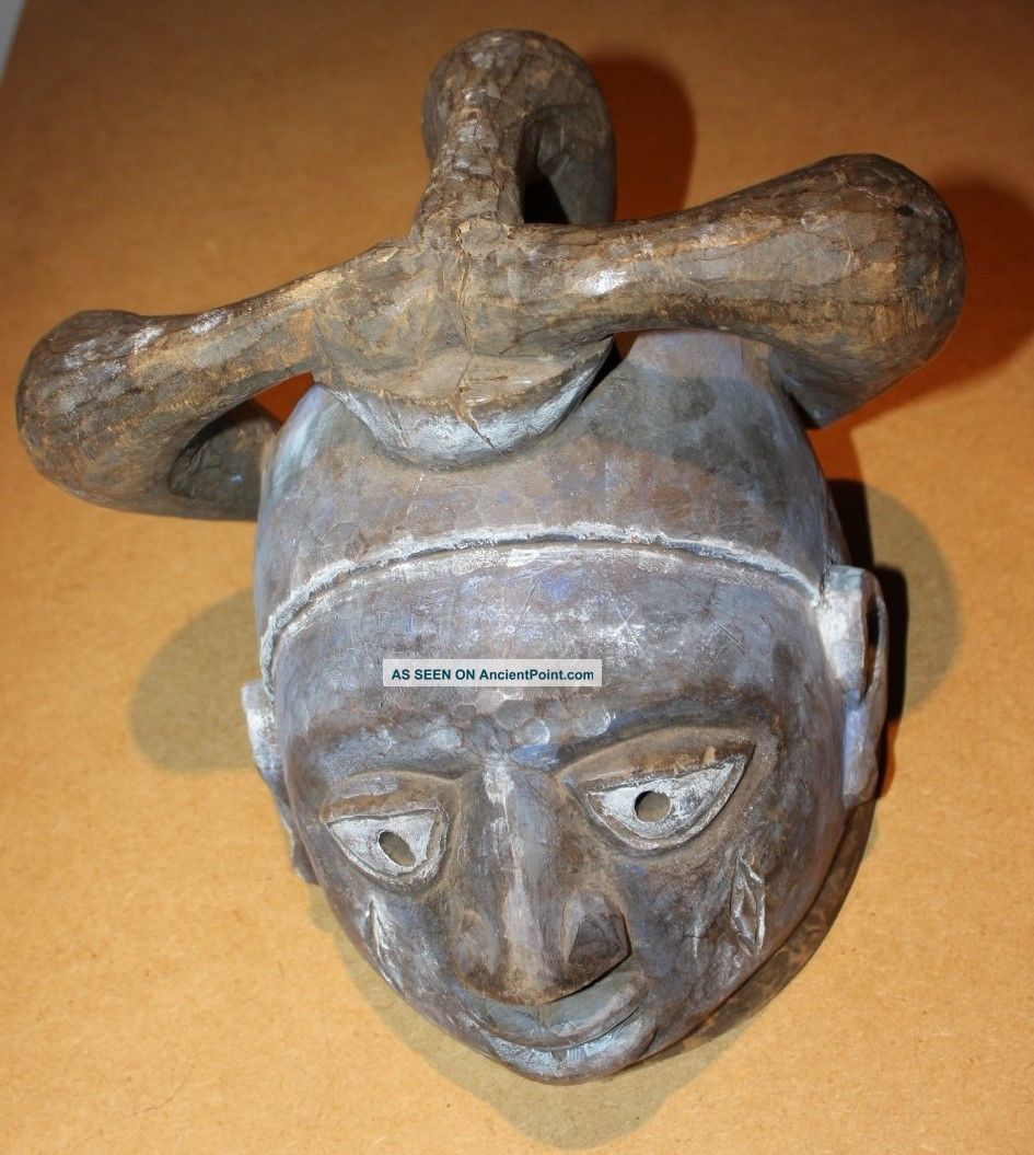 Nigeria Old African Mask Ancien Masque Africa Yoruba Masker Afrika D ' Afrique Other photo