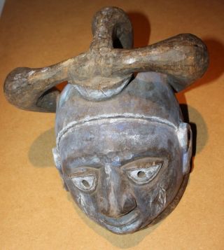 Nigeria Old African Mask Ancien Masque Africa Yoruba Masker Afrika D ' Afrique photo