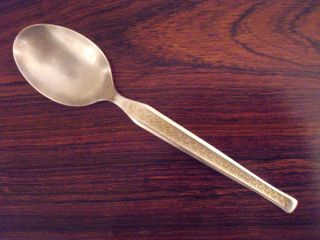 Antique Silver Serving Spoon,  Hallmarked 90,  With Free Knife photo