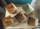 5 Vintage Quart Berry Box Containers 4 Wood,  1 Cardboard W/advertising Repurpose Primitives photo 4