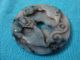 Antique Chinese Qing Dynasty Large Jadeite Jade Carved Dragon Pendant Plaque Necklaces & Pendants photo 5