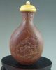 Antique Chinese Old Gourd Carved Snuff Bottle Snuff Bottles photo 5
