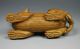 Chinese Green Sandalwood Wood Carved Pair Pi Xiu Size :5.  0 X 2.  0 X 3.  0 Inch 424g Other photo 10