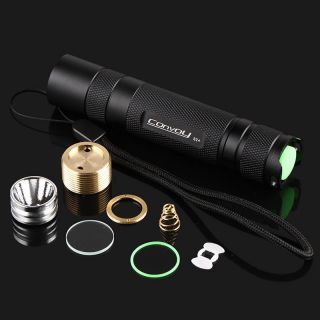Convoy S2+ Black Flashlight Host,  Include Op Reflector,  Pill,  Head O Ring,  Glass,  Sp photo