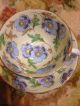 Tuscan Tea Cup & Saucer Handpainted Floral Pattern Pail Yellow Signed - Numbered Cups & Saucers photo 1