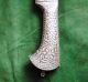 Antique Islamic Mughal Kard Knife Dagger Chevron Khanjar No Shamshir Kulah Khud Islamic photo 2