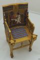 Egyptian Pharaoh Hand Made Statue Sculpture,  The Golden Throne Of King Tut Egyptian photo 6