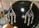 Chinese Lady Rare Miao Red Coral Earrings Nr02 Other photo 2