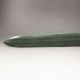Hand - Carved Chinese Natural Green Hetian Jade Statue - Sword Other photo 4