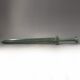 Hand - Carved Chinese Natural Green Hetian Jade Statue - Sword Other photo 5