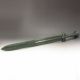 Hand - Carved Chinese Natural Green Hetian Jade Statue - Sword Other photo 7