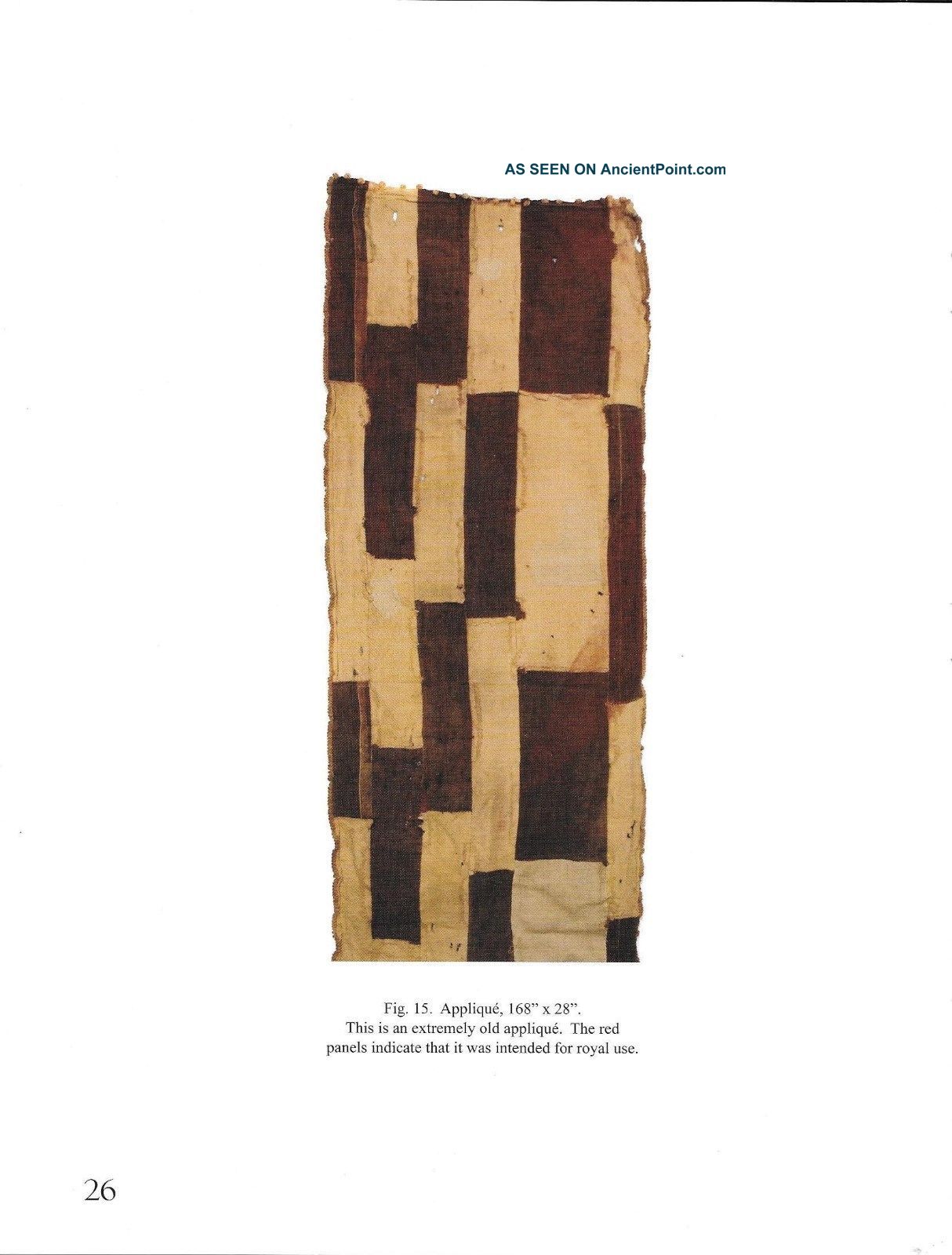 Published Kuba Textile Rare 19th C.  Royal Man ' S Ceremonial Mapel 168 