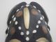 Africa Nigerian Wooden Mask With Kobo Coins,  Bronze And Cowrie Shells New Price Masks photo 9