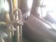 Baritone Horn Antique Silver And Brass Buescher Extremely Rare Not Elkhart Conn Brass photo 6