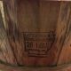 Vtg Farm Barn Wood Bushel Basket Apples Peaches Orchard Advertising Primitives photo 1