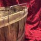 Vtg Farm Barn Wood Bushel Basket Apples Peaches Orchard Advertising Primitives photo 3
