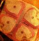 Folk Art Primitive Country/ Valentine ' S Burlap Red Checkered Hearts 2 Lg Pairs Primitives photo 1