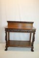 American Console Server Dump Waiter Buffet Sideborad Table With Full Drawer 19th 1800-1899 photo 1