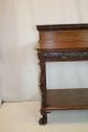 American Console Server Dump Waiter Buffet Sideborad Table With Full Drawer 19th 1800-1899 photo 6