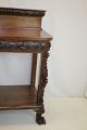 American Console Server Dump Waiter Buffet Sideborad Table With Full Drawer 19th 1800-1899 photo 8