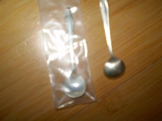 Wallace Sterling Silver Set Of Two Salt Spoons photo