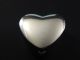 Sterling Silver Heart Shaped Hinged Jewelry Box Thomae Company No Monogram Boxes photo 9