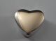 Sterling Silver Heart Shaped Hinged Jewelry Box Thomae Company No Monogram Boxes photo 2