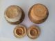Antique Hand Carved Small Chinese Lidded Jars Pots photo 4