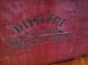 Antique Painted Stenciled Wood Advertising Crate Chest Box Salisbury Nc 1910 ' S Primitives photo 4