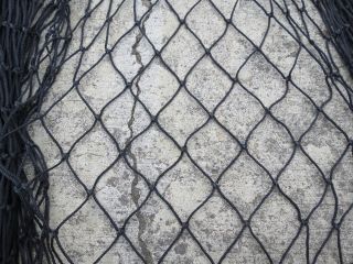 4 Feet X 8 Feet Black Salmon Alaskan Seine Net Fishing Fish Netting (n271) photo