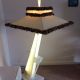 Vintage Moss Lucite 1954 Floor Lamps With Shades Pair Mid-Century Modernism photo 4