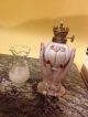 Hand Painted Porcelain Hands Holding Oil Lamp Lamps photo 2